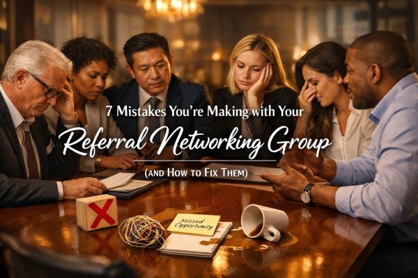 7 Mistakes You're Making with Your Referral Networking Group (and How to Fix Them)