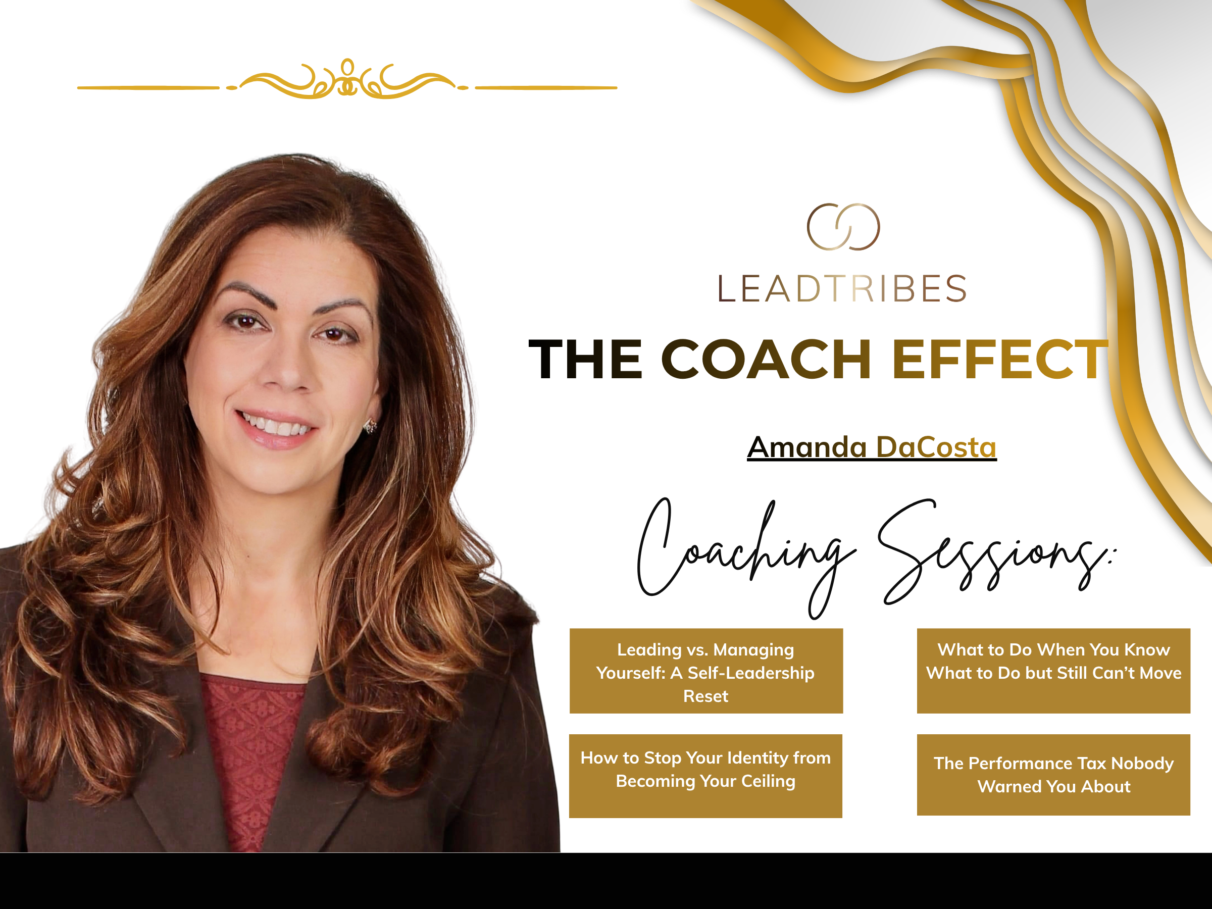 Session 1 Leading vs. Managing Yourself: A Self-Leadership Reset